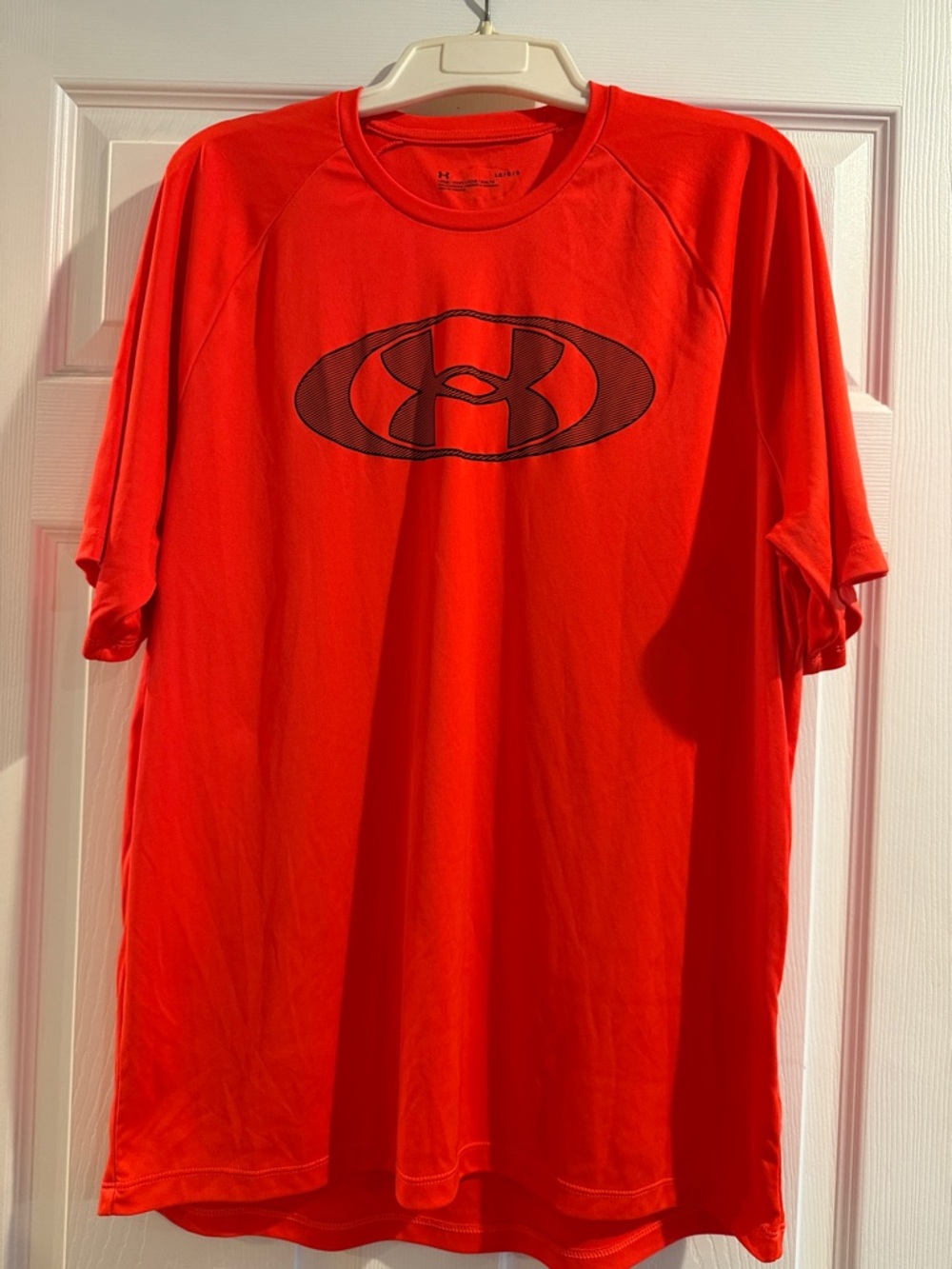 Under Armour Men’s Bright Red Short Sleeve Logo Tee